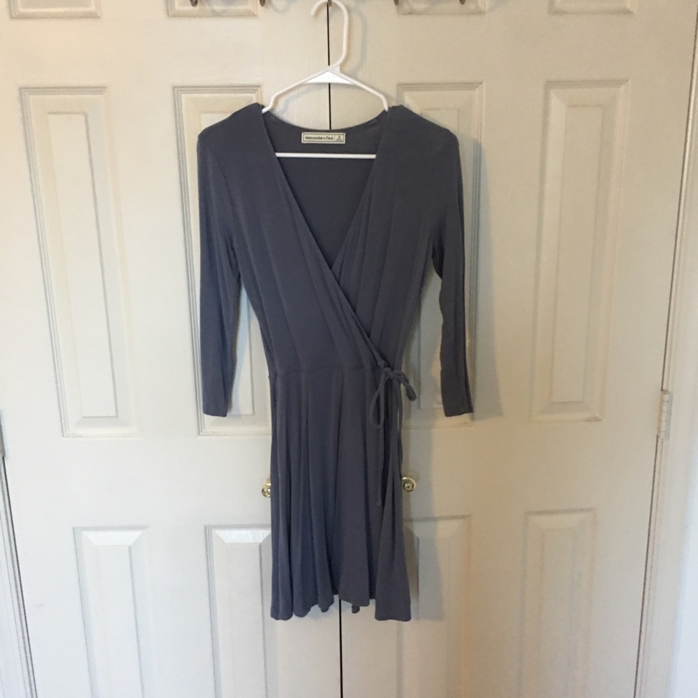 Abercrombie Periwinkle Blue Wrap Dress